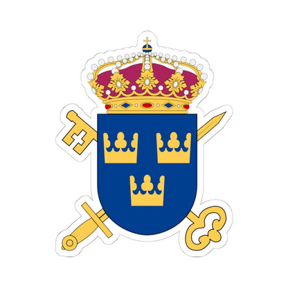 Kammarrätten i Göteborg vapen (Sweden) (Coat of Arms) STICKER Vinyl Kiss-Cut Decal 6 Inch White - The Sticker Space