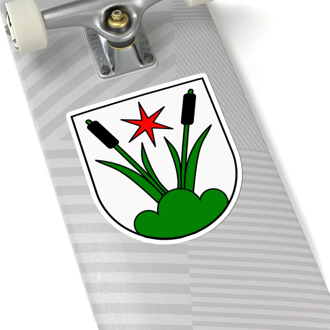 Kammersrohr-blason (Switzerland) (Coat of Arms) STICKER Vinyl Kiss-Cut Decal - The Sticker Space