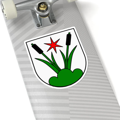 Kammersrohr-blason (Switzerland) (Coat of Arms) STICKER Vinyl Kiss-Cut Decal - The Sticker Space