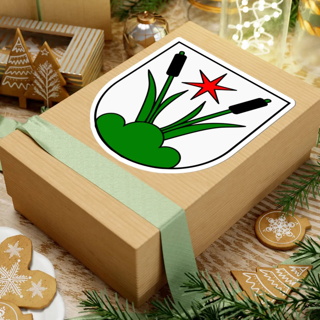 Kammersrohr-blason (Switzerland) (Coat of Arms) STICKER Vinyl Kiss-Cut Decal - The Sticker Space