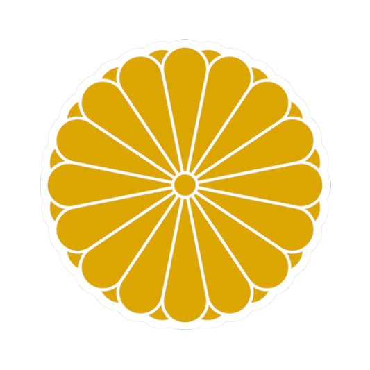 Kamon of the Imperial House of Japan (Japan) (Coat of Arms) STICKER Vinyl Kiss-Cut Decal 2 Inch White - The Sticker Space