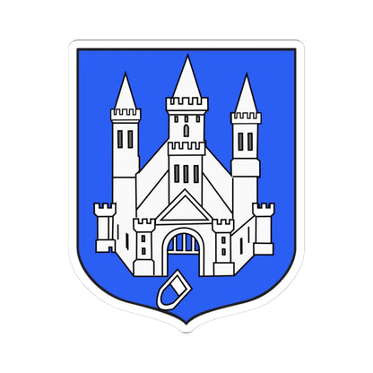 Kampen kleine wapen (Netherlands) (Coat of Arms) STICKER Vinyl Kiss-Cut Decal 3 Inch White - The Sticker Space