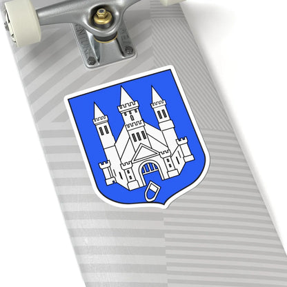 Kampen kleine wapen (Netherlands) (Coat of Arms) STICKER Vinyl Kiss-Cut Decal - The Sticker Space