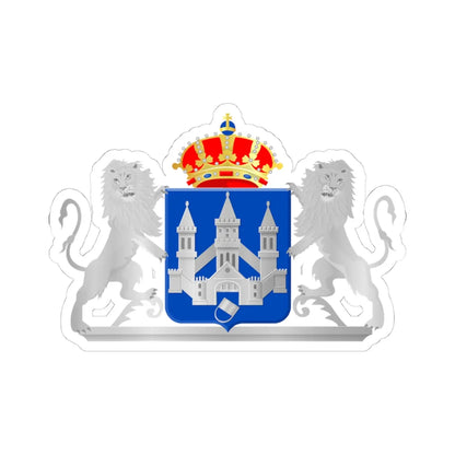 Kampen wapen (Netherlands) (Coat of Arms) STICKER Vinyl Kiss-Cut Decal 4 Inch White - The Sticker Space