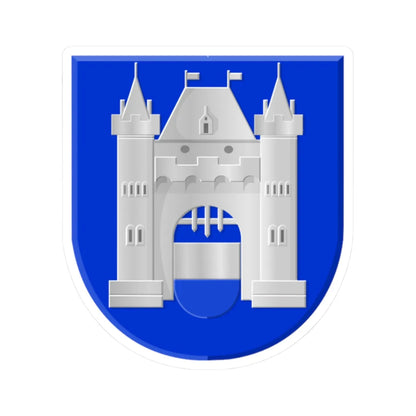 Kampen wapen oud (Netherlands) (Coat of Arms) STICKER Vinyl Kiss-Cut Decal 2 Inch White - The Sticker Space