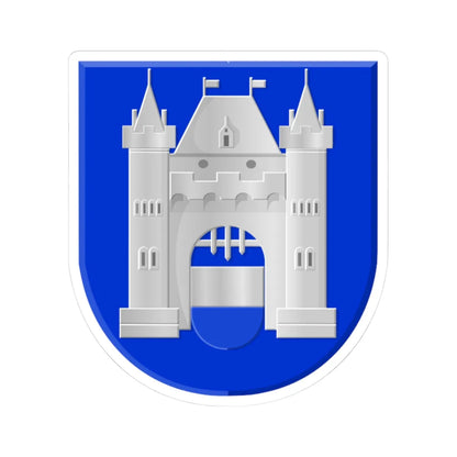 Kampen wapen oud (Netherlands) (Coat of Arms) STICKER Vinyl Kiss-Cut Decal 3 Inch White - The Sticker Space