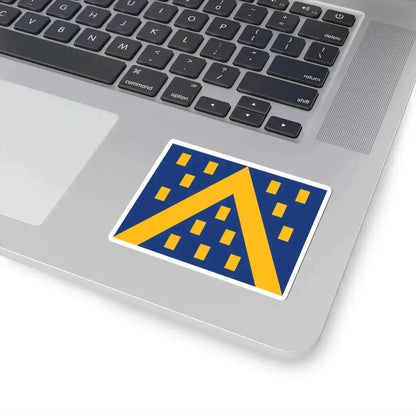 Kampenhout vlag (Belgium) STICKER Vinyl Kiss-Cut Decal - The Sticker Space