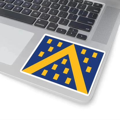 Kampenhout vlag (Belgium) STICKER Vinyl Kiss-Cut Decal - The Sticker Space
