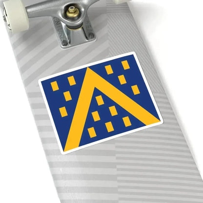 Kampenhout vlag (Belgium) STICKER Vinyl Kiss-Cut Decal - The Sticker Space