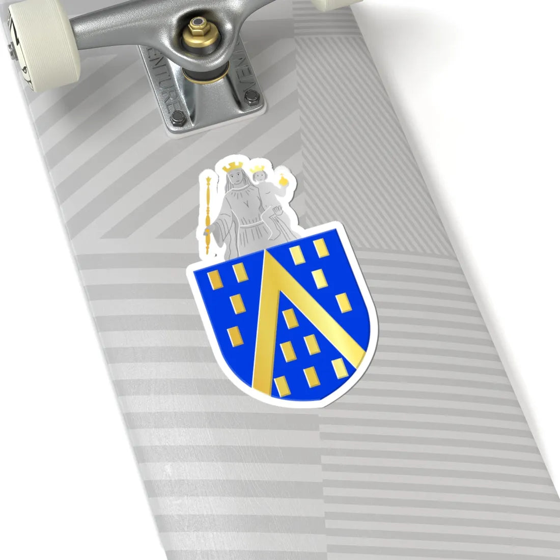 Kampenhout wapen (Belgium) (Coat of Arms) STICKER Vinyl Kiss-Cut Decal - The Sticker Space