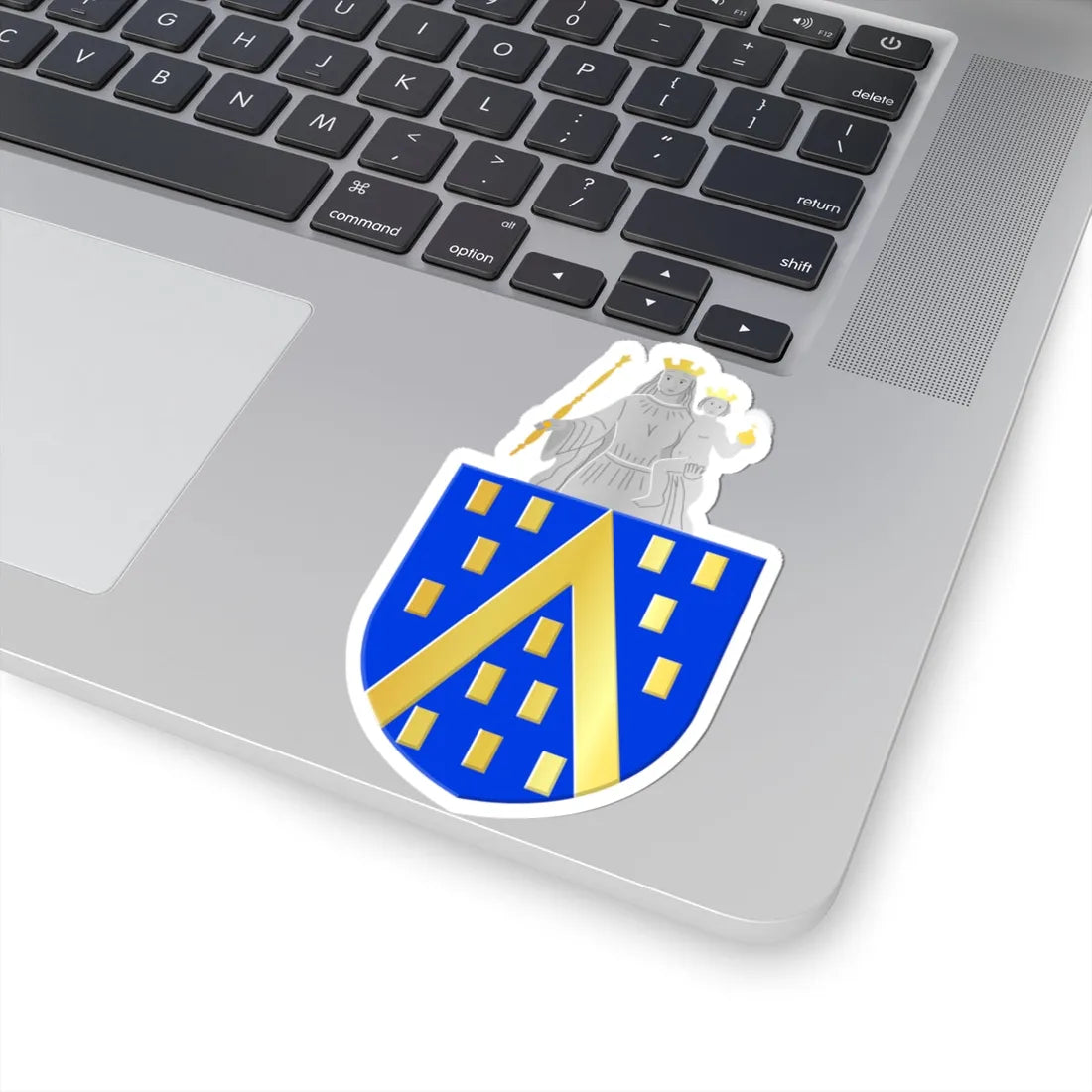 Kampenhout wapen (Belgium) (Coat of Arms) STICKER Vinyl Kiss-Cut Decal - The Sticker Space