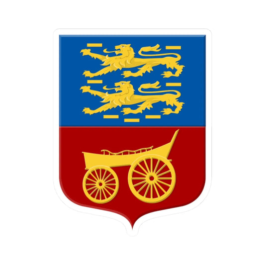 Kamperveen wapen 1890 (Netherlands) (Coat of Arms) STICKER Vinyl Kiss-Cut Decal 2 Inch White - The Sticker Space