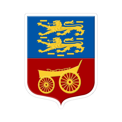 Kamperveen wapen 1890 (Netherlands) (Coat of Arms) STICKER Vinyl Kiss-Cut Decal 6 Inch White - The Sticker Space