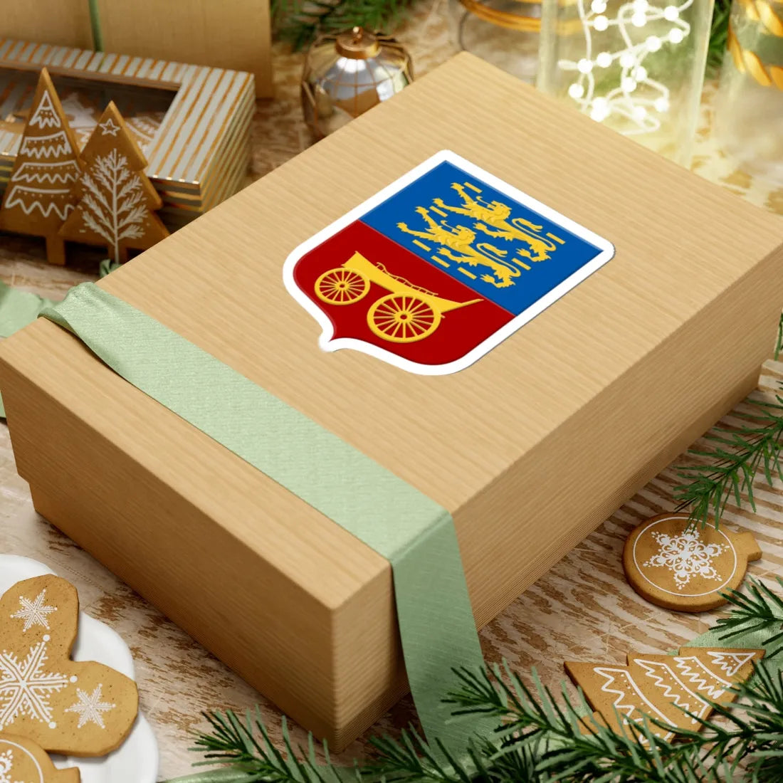 Kamperveen wapen 1890 (Netherlands) (Coat of Arms) STICKER Vinyl Kiss-Cut Decal - The Sticker Space