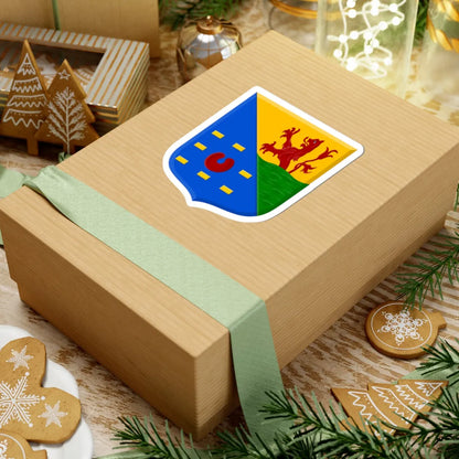 Kamperveen wapen derde ontwerp (Netherlands) (Coat of Arms) STICKER Vinyl Kiss-Cut Decal - The Sticker Space