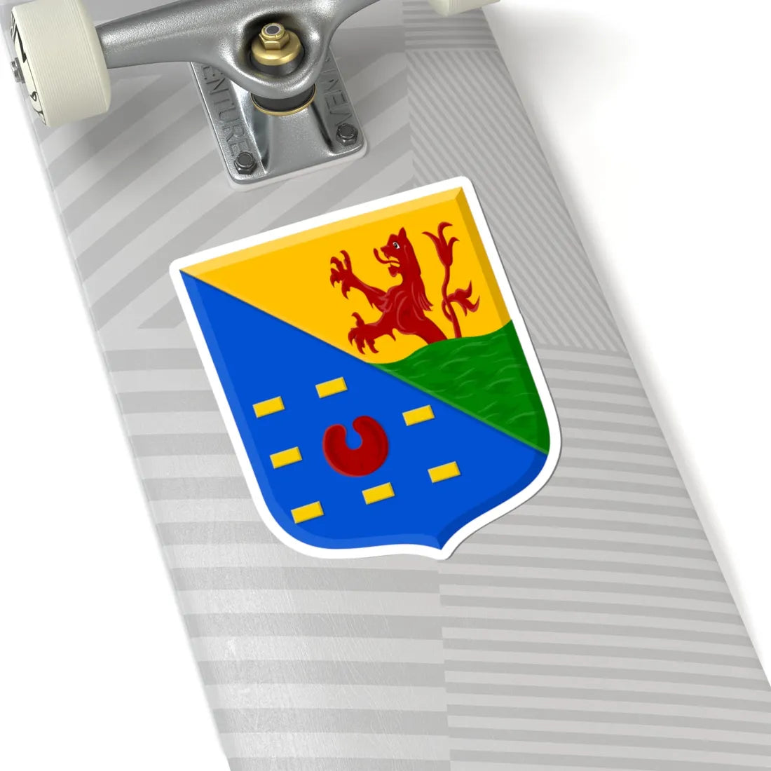 Kamperveen wapen derde ontwerp (Netherlands) (Coat of Arms) STICKER Vinyl Kiss-Cut Decal - The Sticker Space