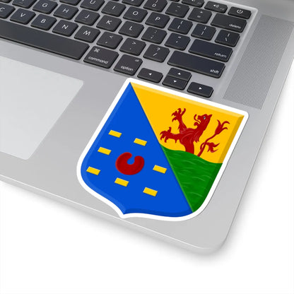 Kamperveen wapen derde ontwerp (Netherlands) (Coat of Arms) STICKER Vinyl Kiss-Cut Decal - The Sticker Space