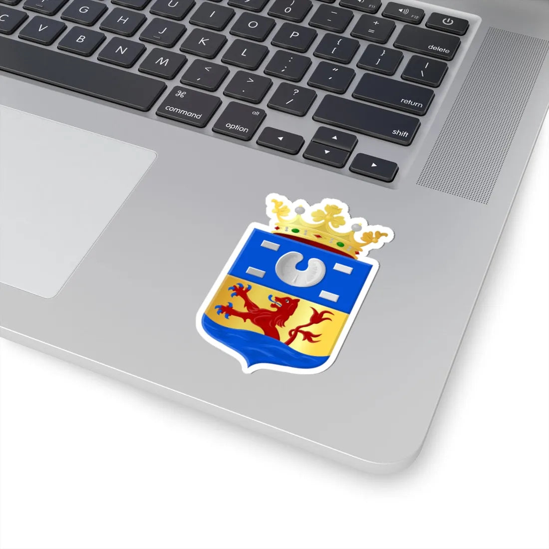 Kamperveen wapen (Netherlands) (Coat of Arms) STICKER Vinyl Kiss-Cut Decal - The Sticker Space