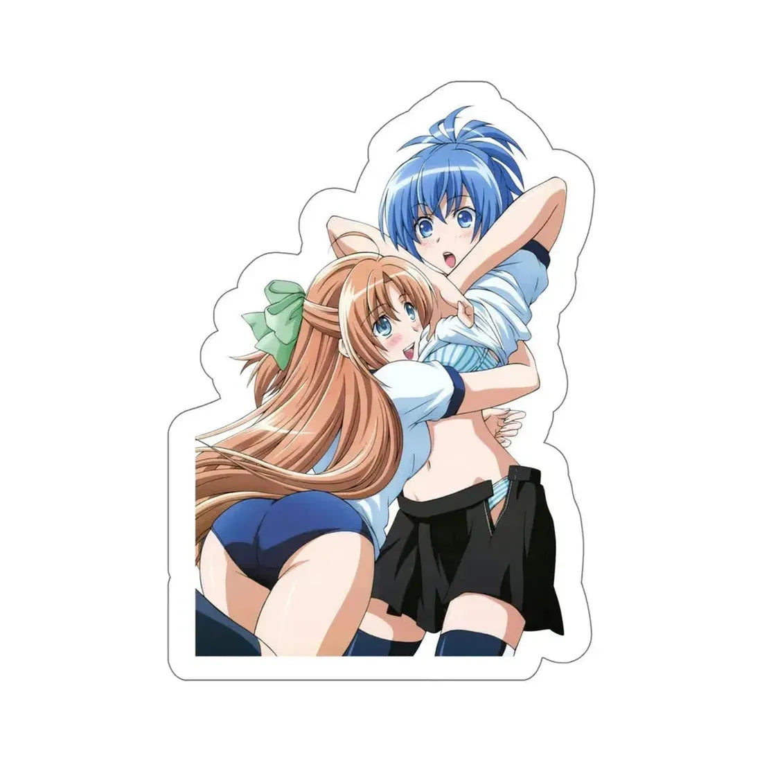 Kampfer - Kaede Sakura and Natsuru Senou (Anime/Ecchi/Waifu) STICKER Vinyl Die-Cut Decal 6 Inch - The Sticker Space
