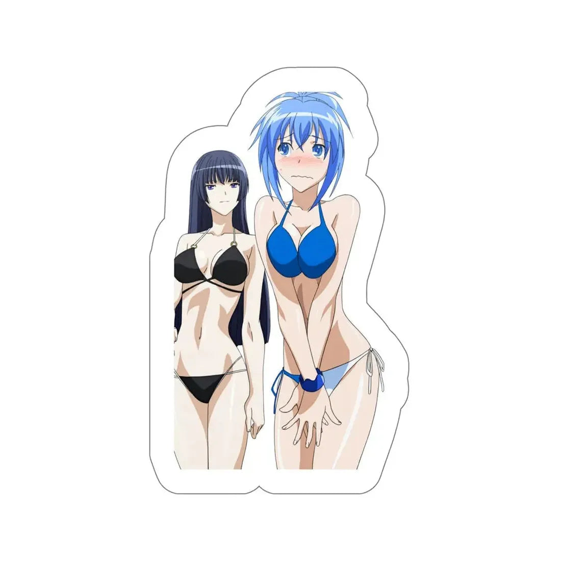 Kampfer - Shizuku Sangō and Natsuru Senou (Anime/Ecchi/Waifu) STICKER Vinyl Die-Cut Decal 6 Inch - The Sticker Space