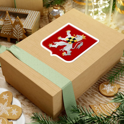 Kampferbeke wapen (Netherlands) (Coat of Arms) STICKER Vinyl Kiss-Cut Decal - The Sticker Space