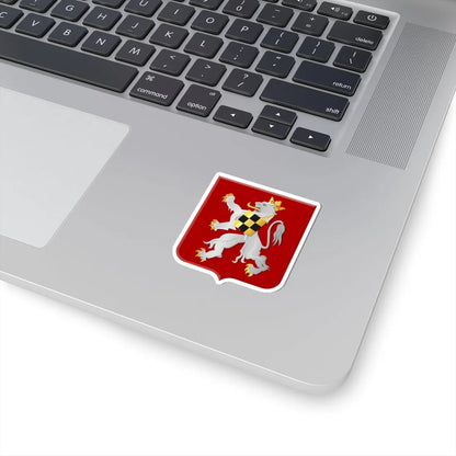 Kampferbeke wapen (Netherlands) (Coat of Arms) STICKER Vinyl Kiss-Cut Decal - The Sticker Space
