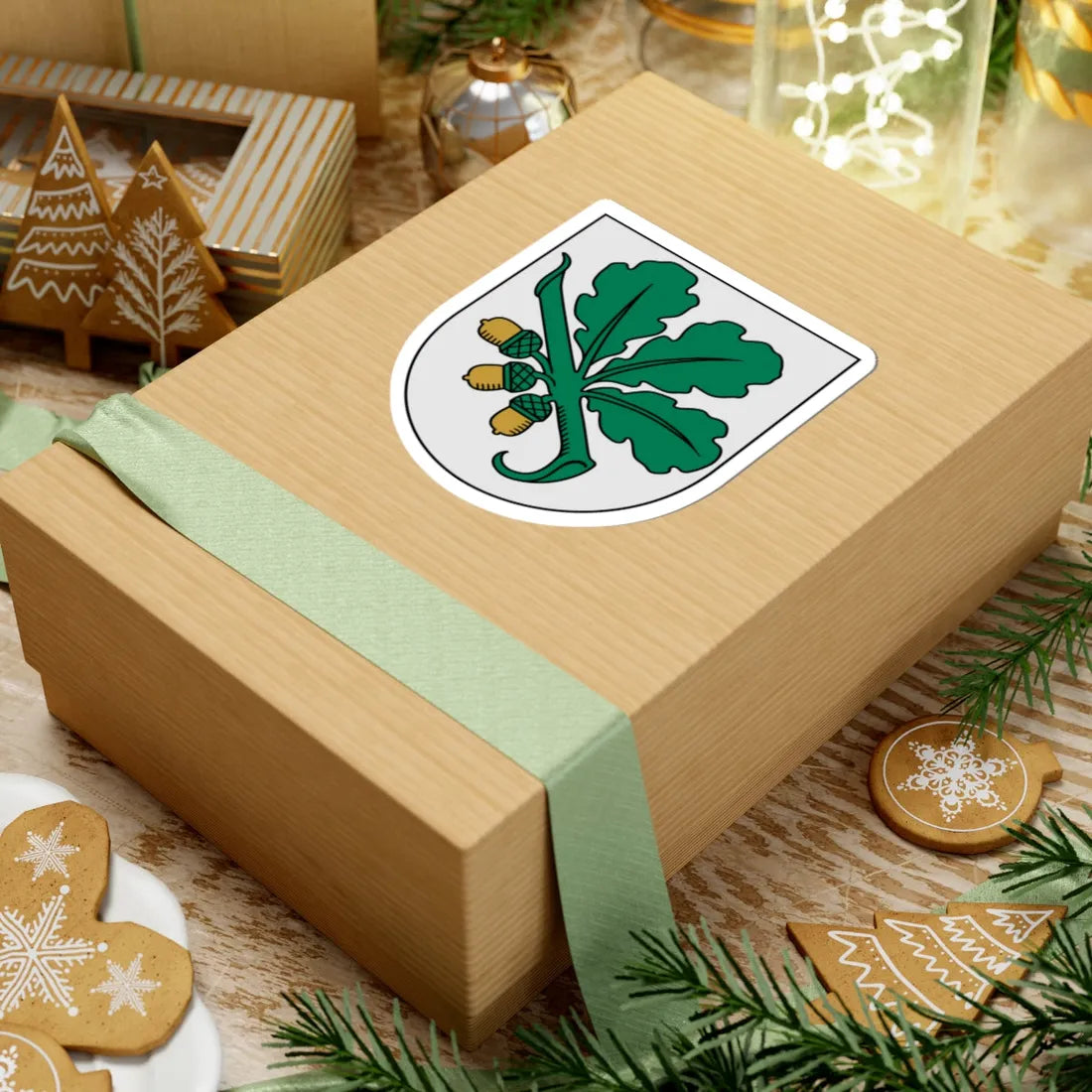 Kandava COA (Latvia) (Coat of Arms) STICKER Vinyl Kiss-Cut Decal - The Sticker Space