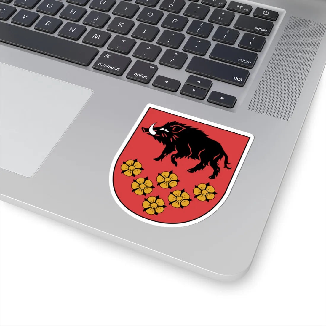 Kandavas novads COA (Latvia) (Coat of Arms) STICKER Vinyl Kiss-Cut Decal - The Sticker Space