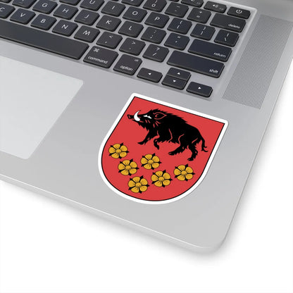 Kandavas novads COA (Latvia) (Coat of Arms) STICKER Vinyl Kiss-Cut Decal - The Sticker Space