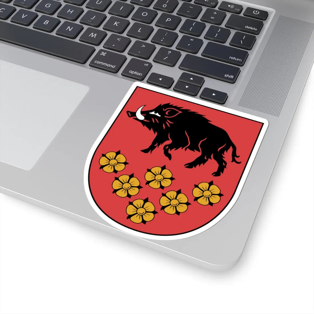 Kandavas novads COA (Latvia) (Coat of Arms) STICKER Vinyl Kiss-Cut Decal - The Sticker Space