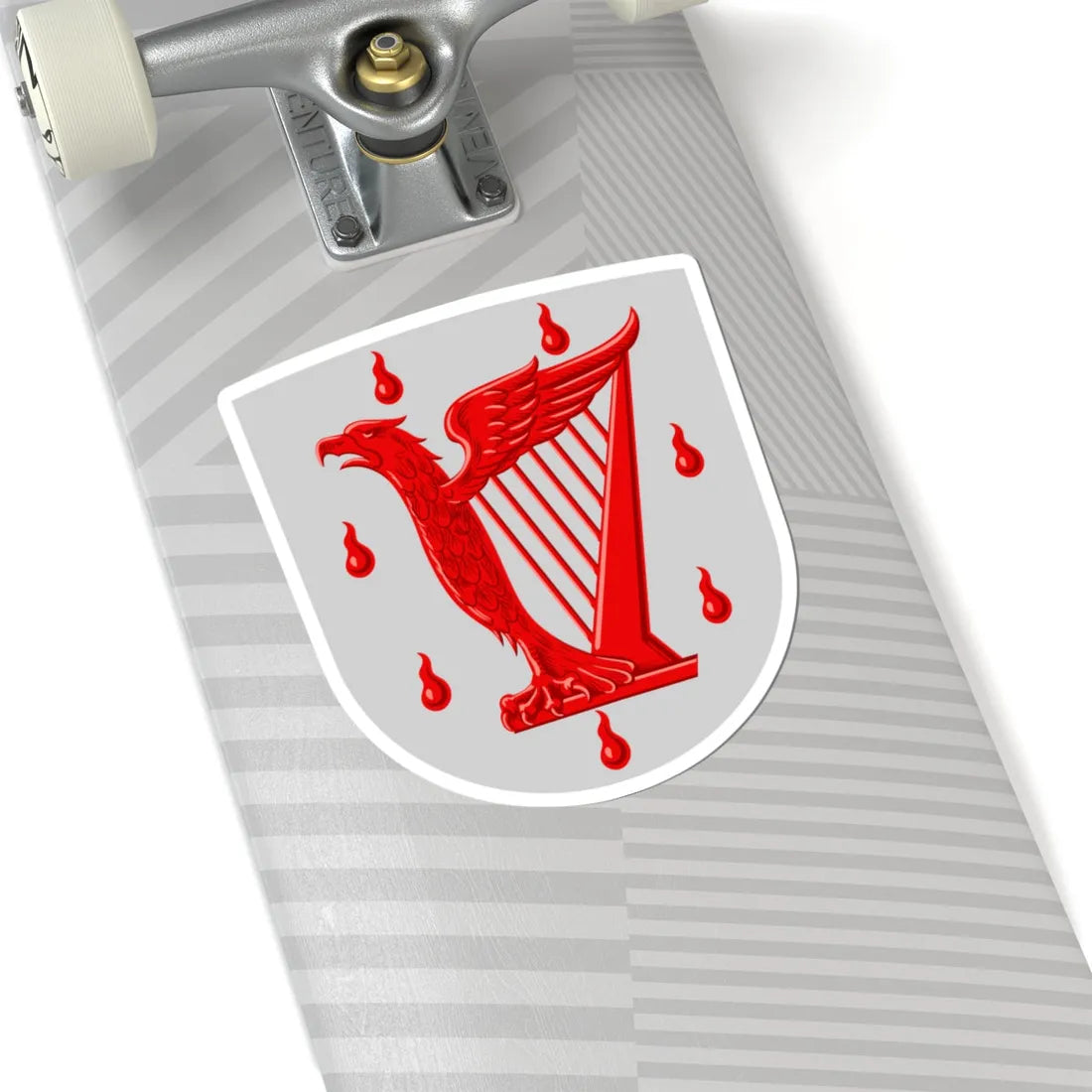 Kangasala.vaakuna (Finland) (Coat of Arms) STICKER Vinyl Kiss-Cut Decal - The Sticker Space