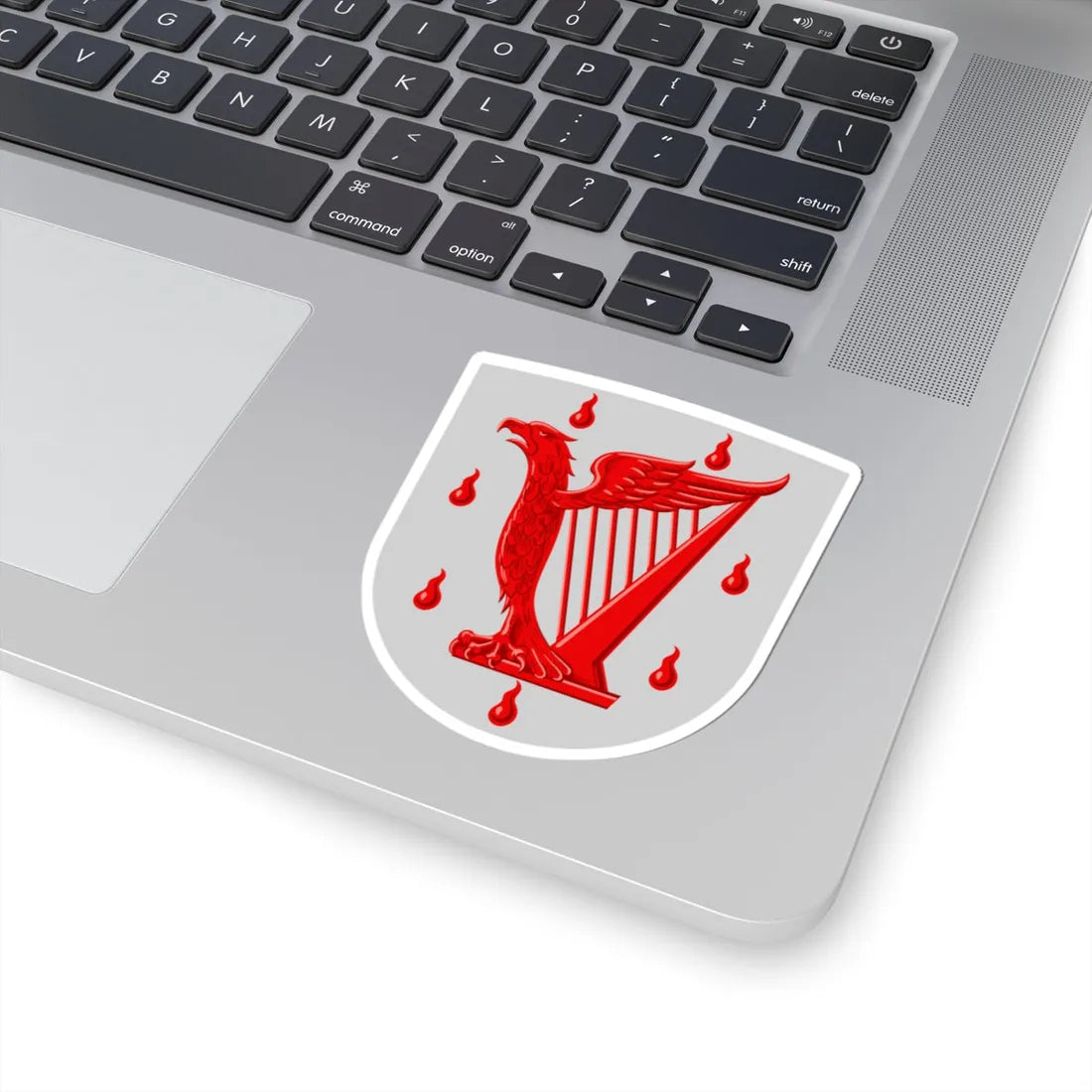Kangasala.vaakuna (Finland) (Coat of Arms) STICKER Vinyl Kiss-Cut Decal - The Sticker Space
