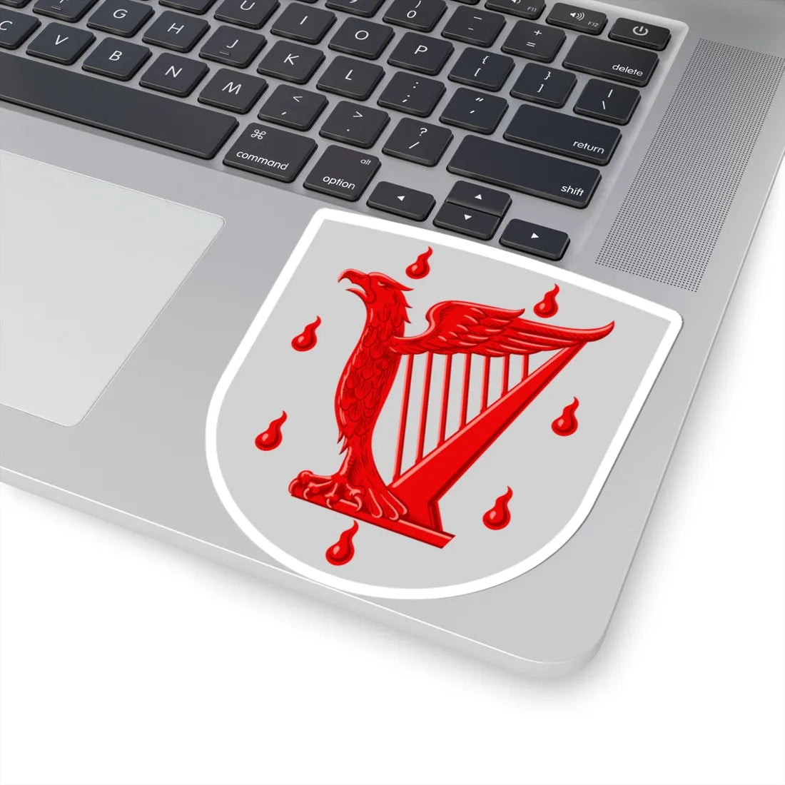 Kangasala.vaakuna (Finland) (Coat of Arms) STICKER Vinyl Kiss-Cut Decal - The Sticker Space