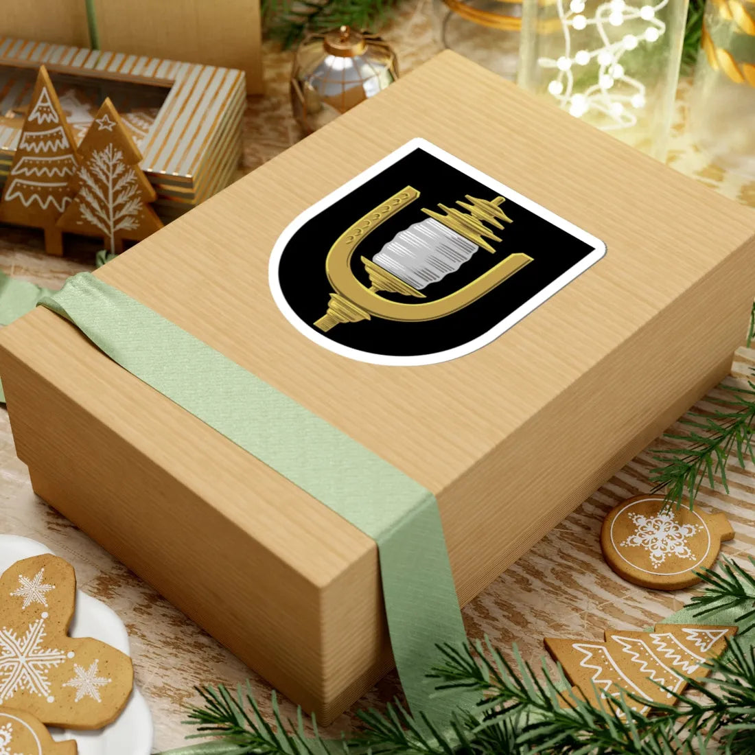 Kangasniemi.vaakuna (Finland) (Coat of Arms) STICKER Vinyl Kiss-Cut Decal - The Sticker Space