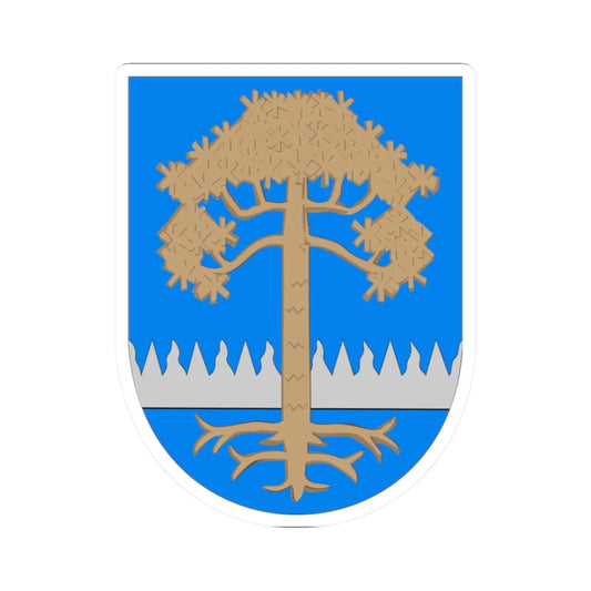 Kankaanpää.vaakuna (Finland) (Coat of Arms) STICKER Vinyl Kiss-Cut Decal 2 Inch White - The Sticker Space