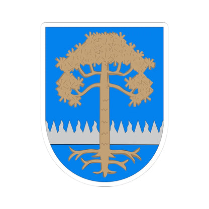 Kankaanpää.vaakuna (Finland) (Coat of Arms) STICKER Vinyl Kiss-Cut Decal 3 Inch White - The Sticker Space