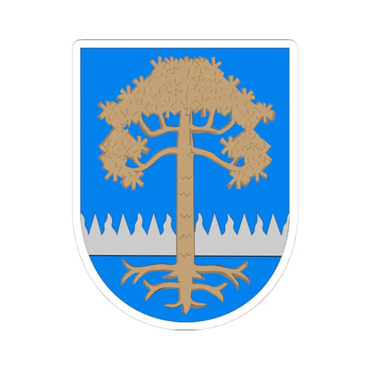 Kankaanpää.vaakuna (Finland) (Coat of Arms) STICKER Vinyl Kiss-Cut Decal 4 Inch White - The Sticker Space