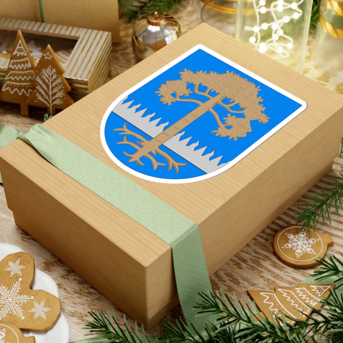 Kankaanpää.vaakuna (Finland) (Coat of Arms) STICKER Vinyl Kiss-Cut Decal - The Sticker Space