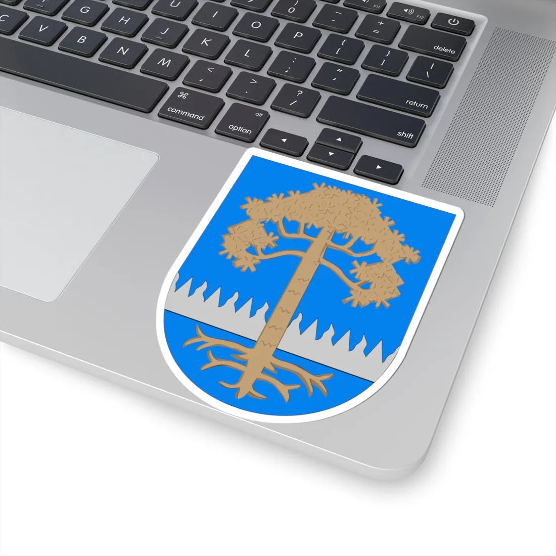 Kankaanpää.vaakuna (Finland) (Coat of Arms) STICKER Vinyl Kiss-Cut Decal - The Sticker Space