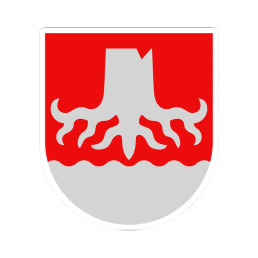 Kannonkoski.vaakuna (Finland) (Coat of Arms) STICKER Vinyl Kiss-Cut Decal 2 Inch White - The Sticker Space
