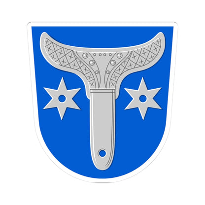 Kannus.vaakuna (Finland) (Coat of Arms) STICKER Vinyl Kiss-Cut Decal 3 Inch White - The Sticker Space