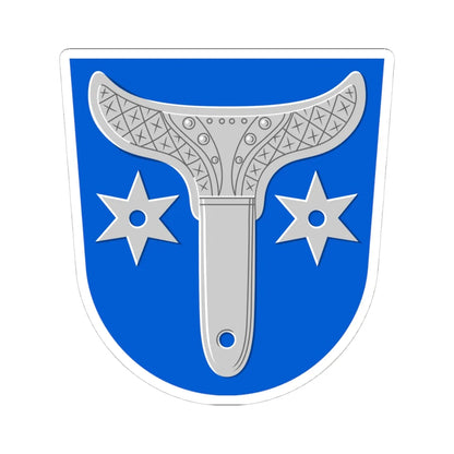 Kannus.vaakuna (Finland) (Coat of Arms) STICKER Vinyl Kiss-Cut Decal 4 Inch White - The Sticker Space