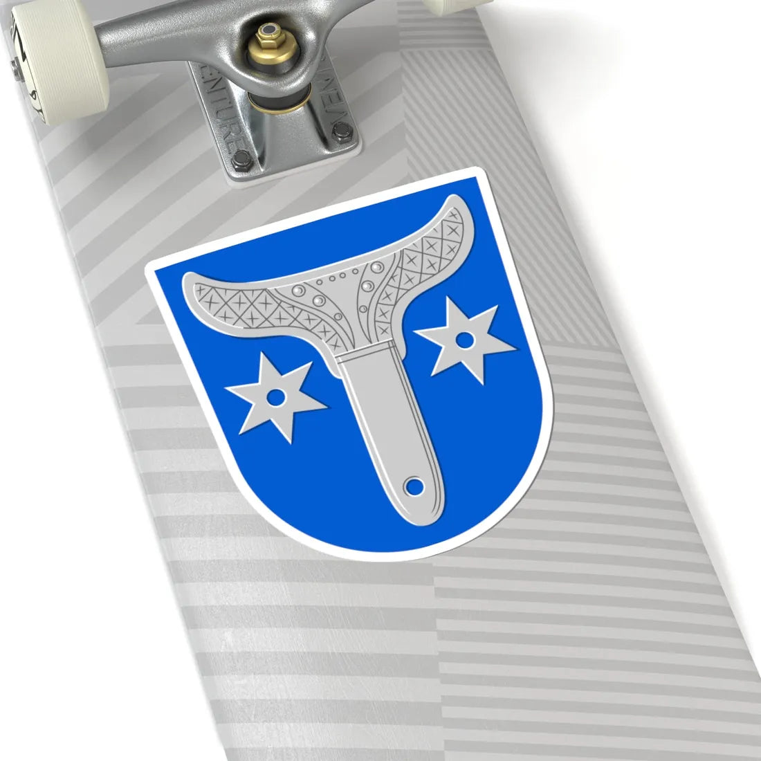 Kannus.vaakuna (Finland) (Coat of Arms) STICKER Vinyl Kiss-Cut Decal - The Sticker Space