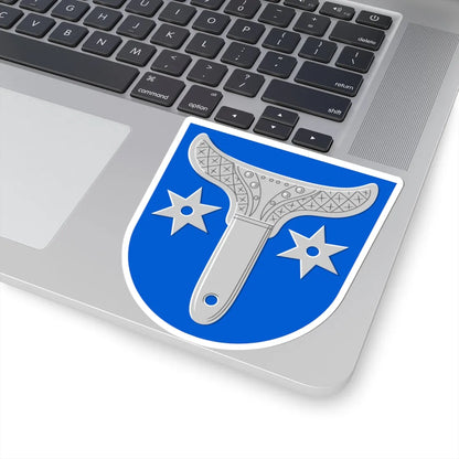 Kannus.vaakuna (Finland) (Coat of Arms) STICKER Vinyl Kiss-Cut Decal - The Sticker Space