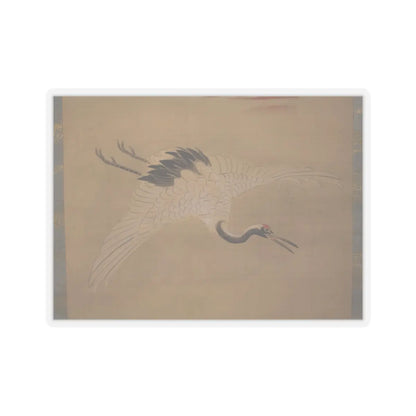 Kano Chikanobu - Crane, Tortoise, Pine, and Bamboo under a Rising Sun - 17th–18th century v16 - STICKER Vinyl Kiss-Cut Decal