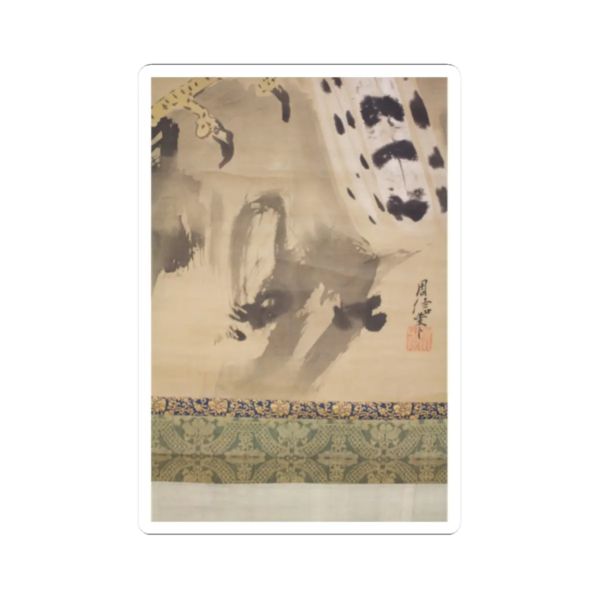 Kano Chikanobu - Eagle - 17th–18th century v15 - STICKER Vinyl Kiss-Cut Decal