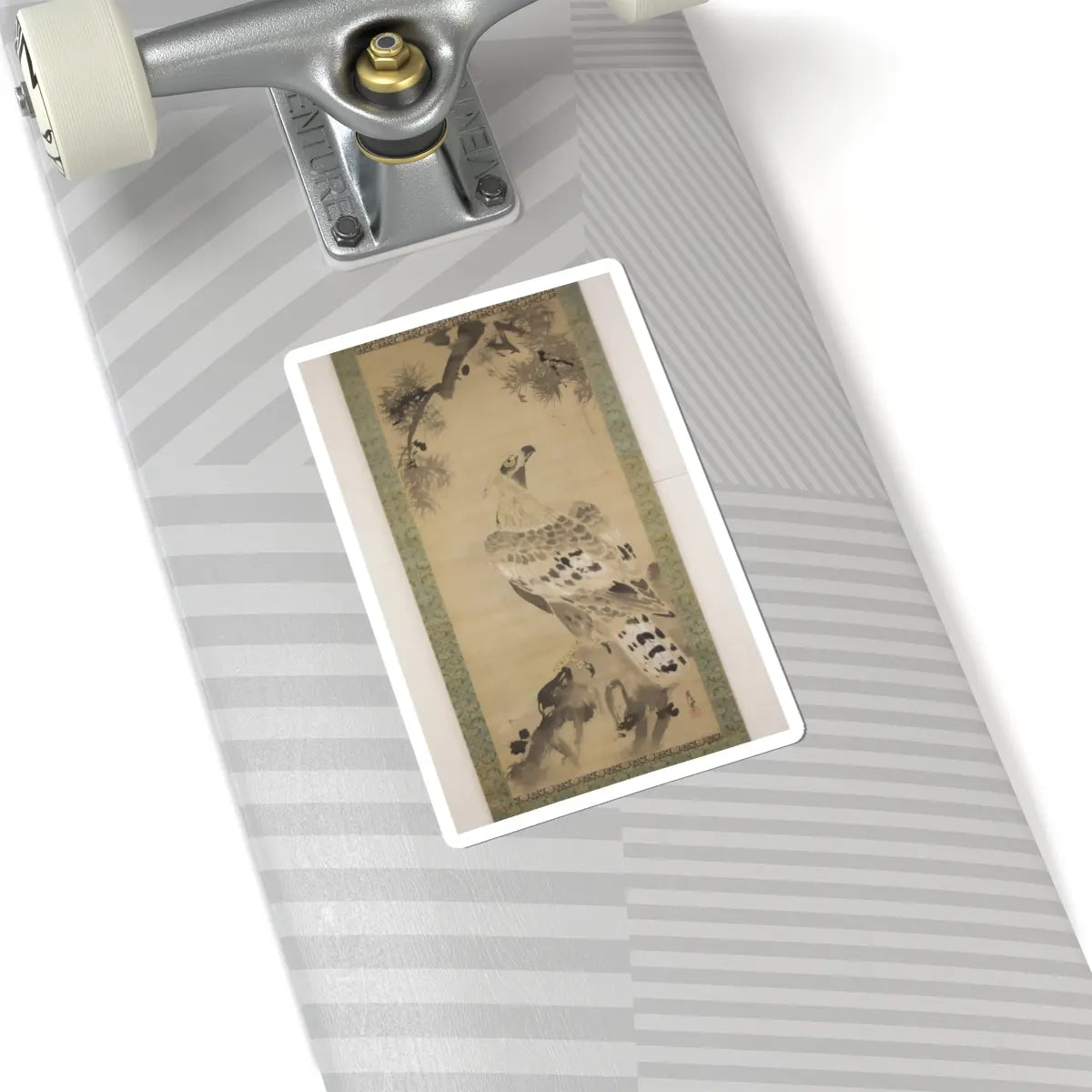 Kano Chikanobu - Eagle - 17th–18th century v2 - STICKER Vinyl Kiss-Cut Decal