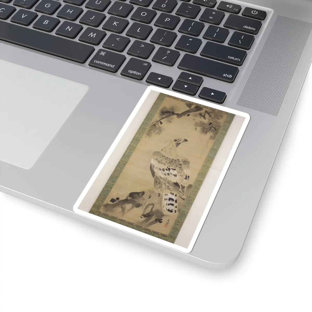 Kano Chikanobu - Eagle - 17th–18th century v2 - STICKER Vinyl Kiss-Cut Decal