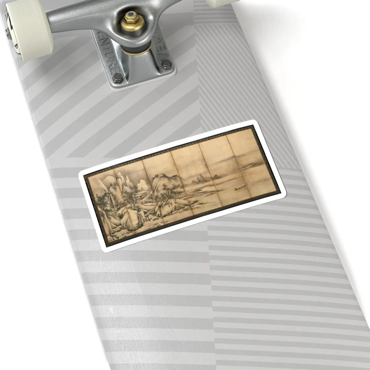 Kano Chōkichi - Landscape of the Four Seasons - 16th century v2 - STICKER Vinyl Kiss-Cut Decal
