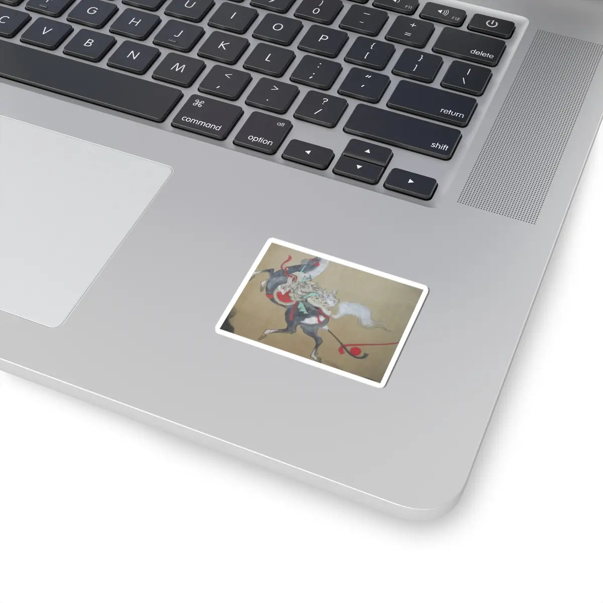 Kano Eisen'in Furunobu 狩野永川院古 - Tartars Playing Polo - early 18th century v3 - STICKER Vinyl Kiss-Cut Decal